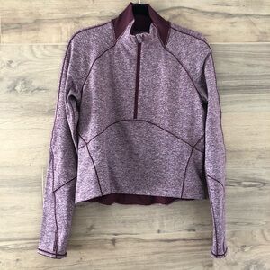 Lululemon Fleece Quarter Zip Pink Size 10